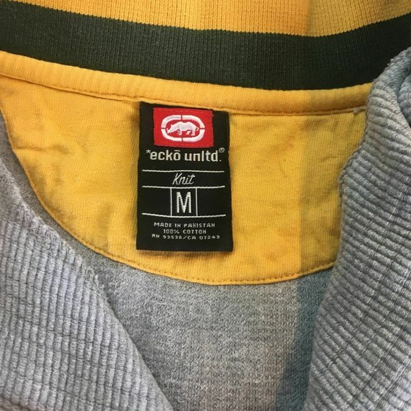 #25 Ecko Unltd heavy pullover embroidered medium KNITTED KNIT OAKLAND A'S - Picture 7 of 8